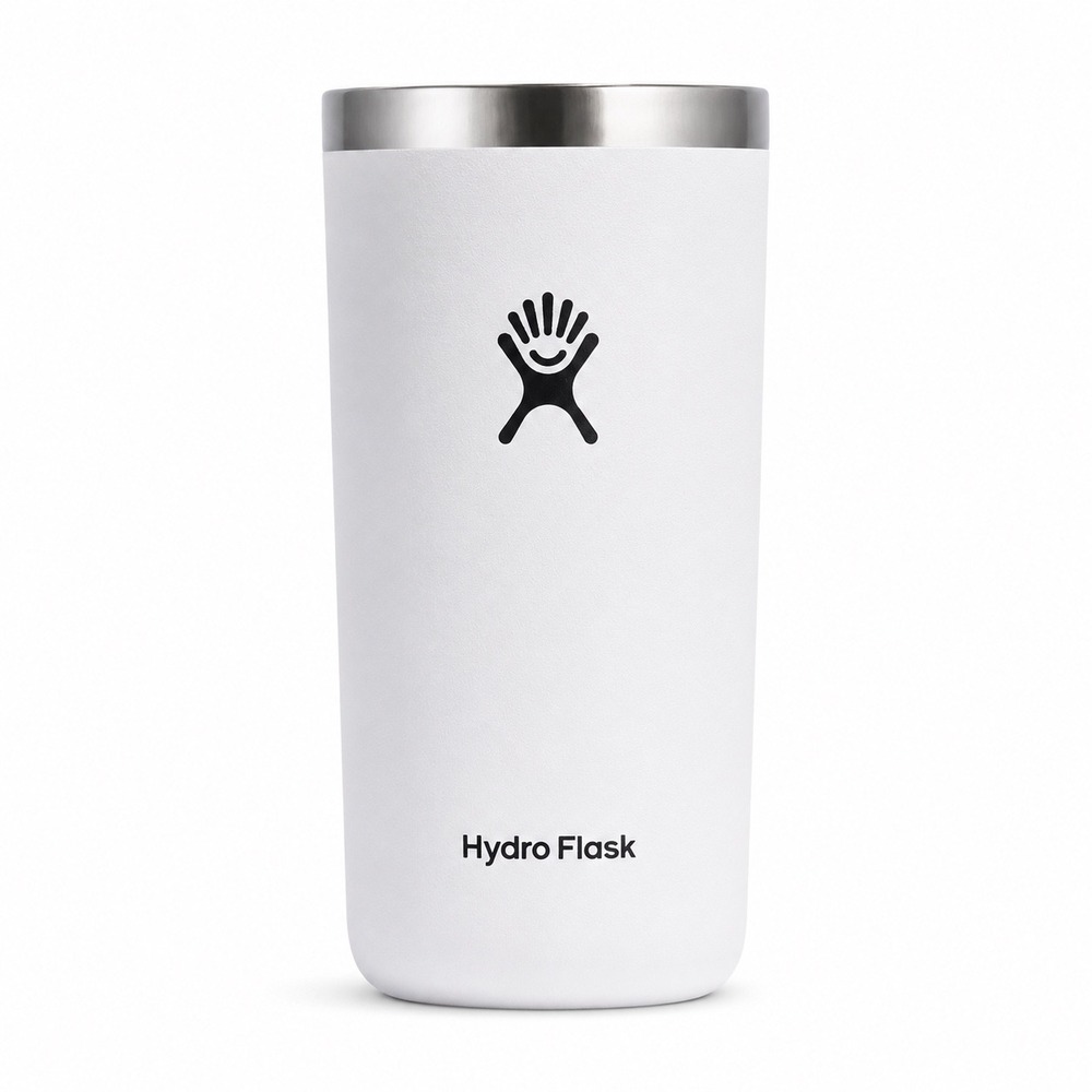 Hydro Flask 16 oz Tumbler White Stainless Steel Insulated Cup
